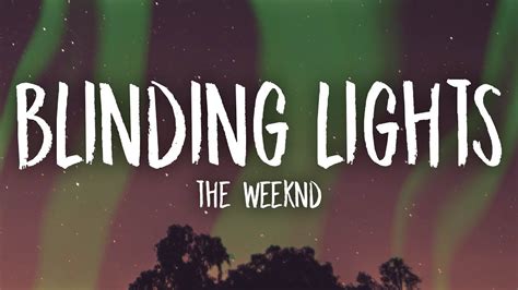The Weeknd - Blinding Lights (Lyrics) | The weeknd songs, Lit songs ...