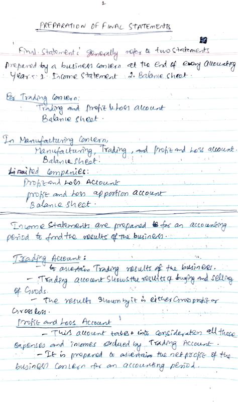 Interpretation of Financial Statements - PRE PARAMiD 0f finAL STATEmEts ...