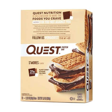 S Mores Quest Bar Nutrition Facts | Besto Blog