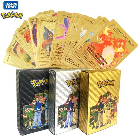 Treingi 2024 11-110 piezas de tarjetas de Pokémon Pikachu oro plata ...