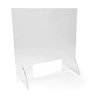 Satya Acrylic Sneeze Guard Portable Counter Shield | Acrylic Countertop ...