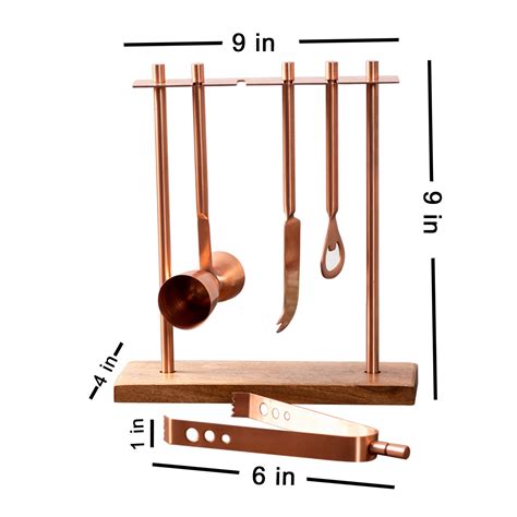 Buy Bar Tool Set Online in Copper Color at Best Price in India - Nestroots