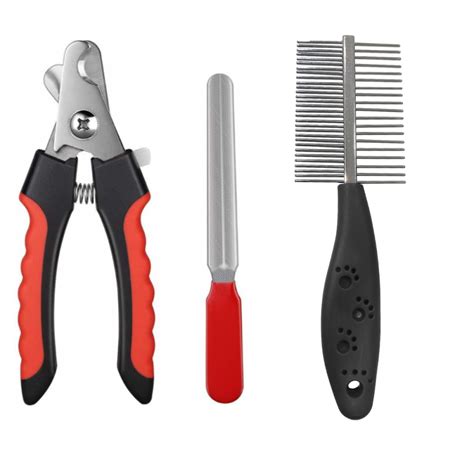 Buy Chullbull Nail Cutter with Filer and Double Sided Comb Grooming Kit ...