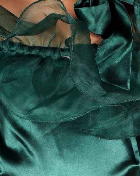 Lush Green Ruffled Dress – ForeverKidz