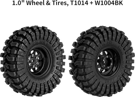 INJORA 1.0 Beadlock Wheel Tires Set -3.78mm Offset India | Ubuy