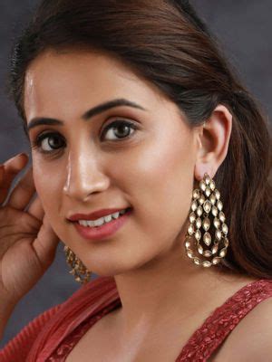 Buy Priyaasi Multilayer Studded Teardrop Gold Plated Earrings Online