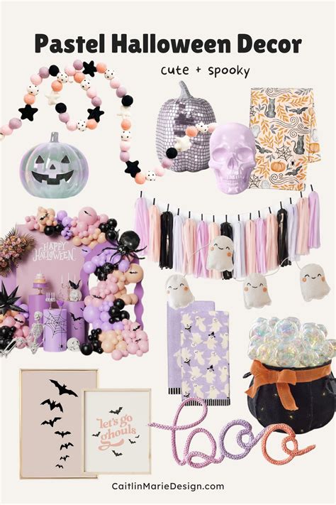 90+ Pastel Halloween Aesthetic Decor Finds - Caitlin Marie Design