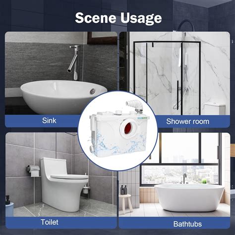 Sanimove Toilet Macerating Pump, 700W Upgraded Kitchen Waste India | Ubuy