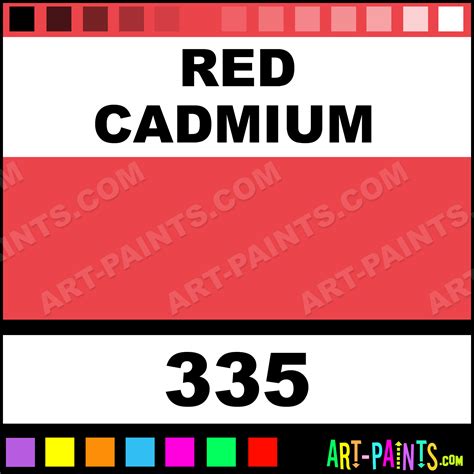 Red Cadmium Fragonard Watercolor Paints - 335 - Red Cadmium Paint, Red ...