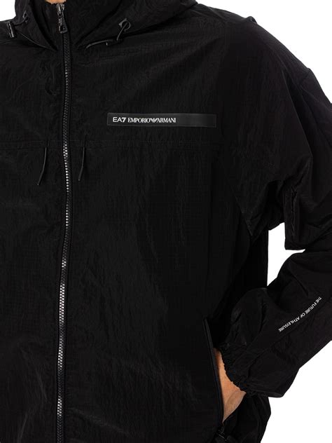 EA7 Light Bomber Jacket - Black | Standout