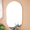 Wall Mounted Oval Mirror Gold Small Online - Premium Wall Mirror | Nestasia