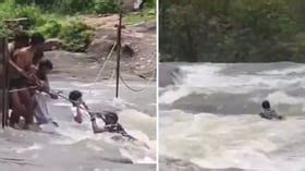 Chilling Video: Youth Making Reel While Bathing Falls 105-Ft Down From ...