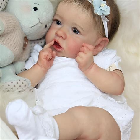KSBD Reborn Baby Dolls Real Saskia Replica, 20 inch Newborn Girl Doll ...