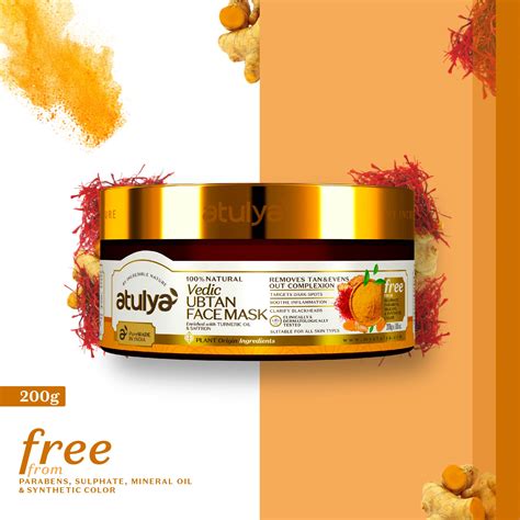 atulya Vedic Ubtan Face Mask for Glowing & Healthy Skin