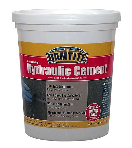 Damtite 07031 Gray Waterproofing Hydraulic Cement, 2.5 lb. Pail ...