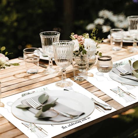 Paper placemats for wedding 60 photos - Astyledwedding.com