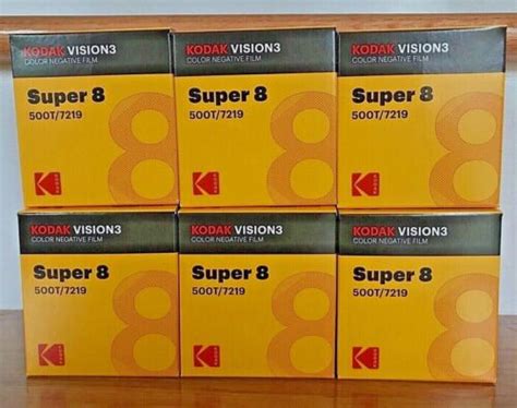 Kodak Vision 3 500T 7219 Super-8 Color Negative Film India | Ubuy
