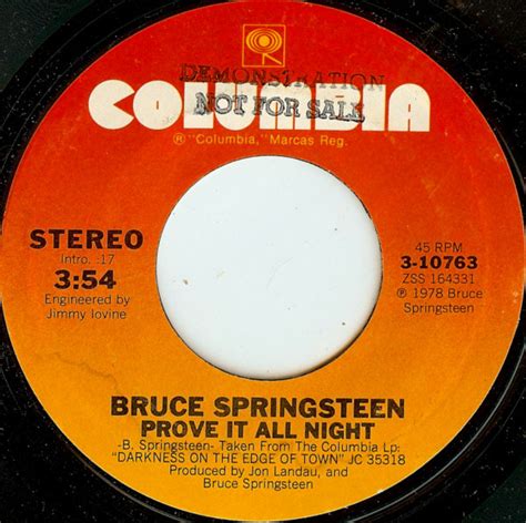 Image result for Bruce Springsteen Prove It All-Night