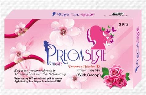 Prega Sure Pregnancy Detection Kit Manufacturer Supplier from Sirmour India