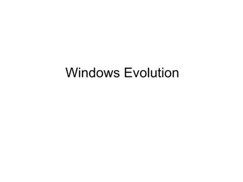 Evolution Computer Windows 的图像结果