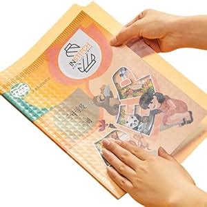 INSTITCH A4 Size Transparent Self Adhesive Book Cover, Sticker Book ...
