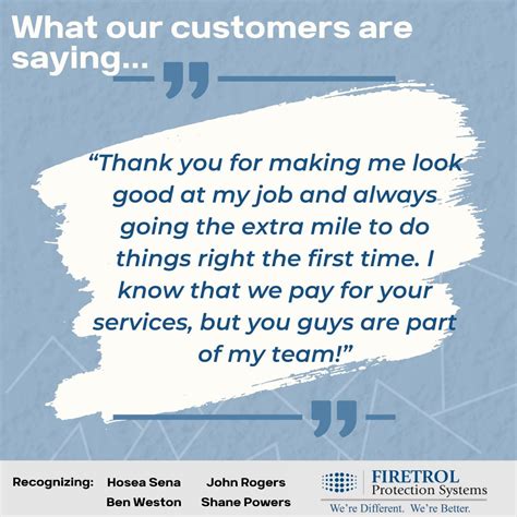 Firetrol Protection Systems posted on LinkedIn