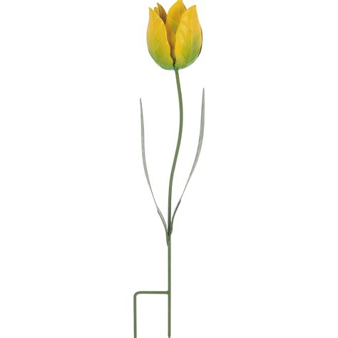 Zahradní zápich tulipán žlutozelený 9 x 45,5 cm nakoupit u OBI