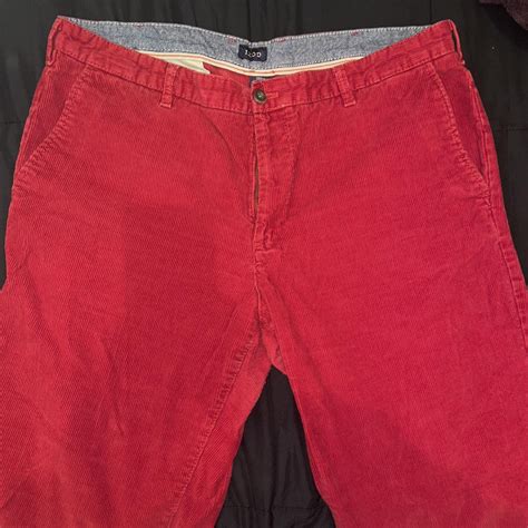 amazing vibrant red corduroy pants! perfect for the... - Depop