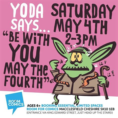 May the fourth be with YOU! Star Wars Day Workshop, King Edward Street ...