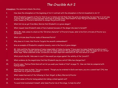 The crucible act 2 | PPT