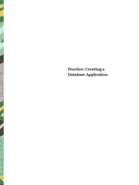 Image result for Practical Application Database