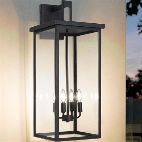 ZSMAIKU 30" Extra Large Outdoor Lights for House,Waterproof Exterior ...