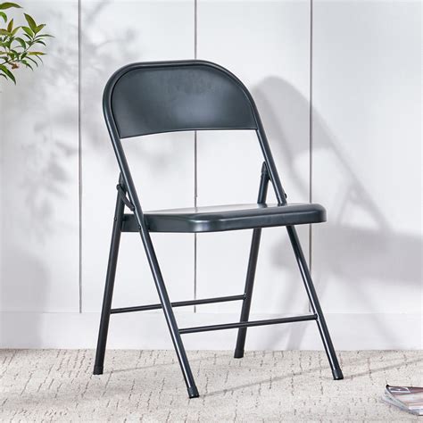 Buy Kristof Metal Folding Chair - Black from Home Centre at just INR 1498.0