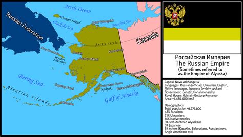 Russian Alaska Map