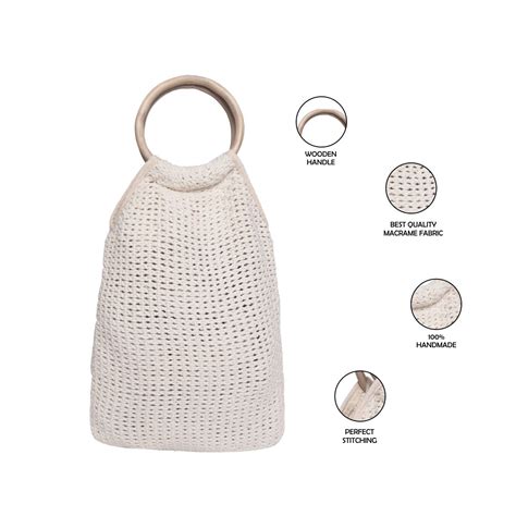 Natural Cord Machine Macrame Large Tote Bag – astridlifestyle