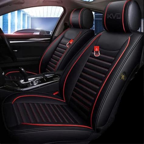 KVD Heavy Nappa Leather Luxury Car Seat Cover Compatible with Mahindra ...