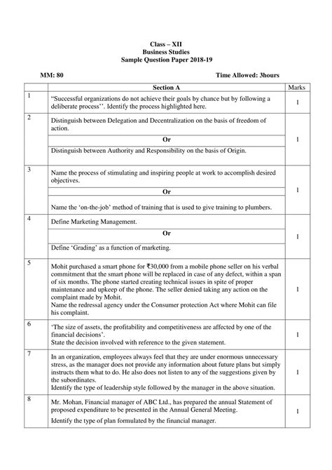 Image result for Class 12 BST Sample Paper 2021 Solved