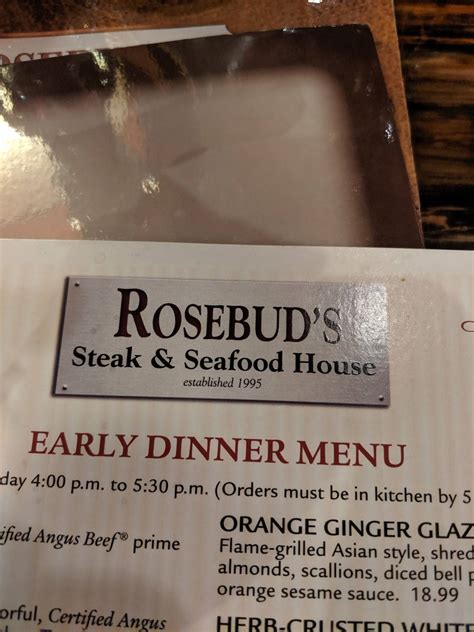 Rosebud Steakhouse Dyer at Ruth Leet blog