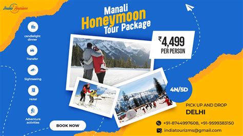 Manali Honeymoon Package for Couple at Best Price