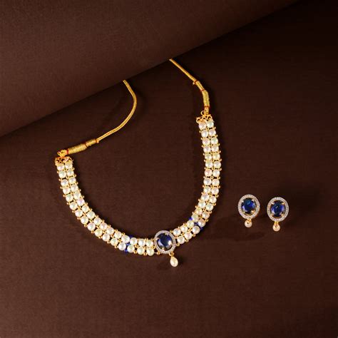 Buy Elegant Pearl Sets Online | Pearl Necklace & Earring Sets | Krishna ...