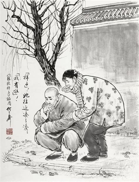 骆驼祥子绘画人物,简单,简笔画_大山谷图库