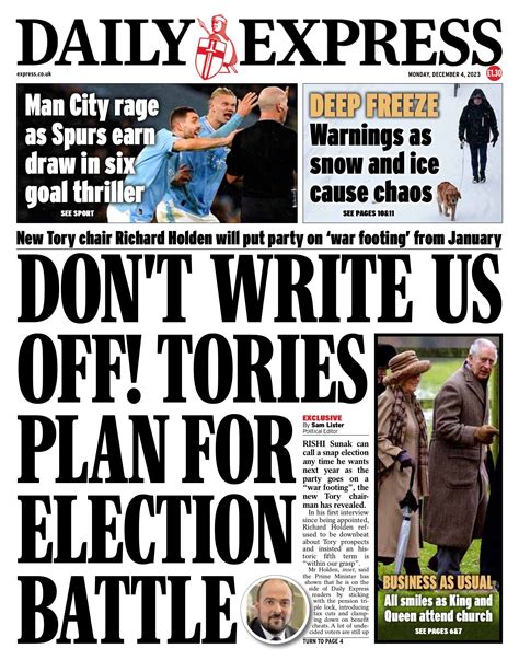 Image result for Daily Express Front Page