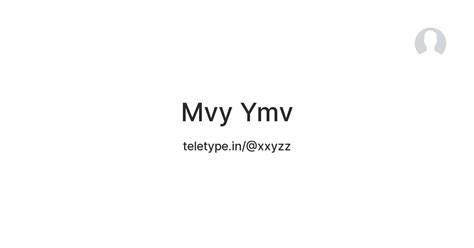 Mvy Ymv — Teletype