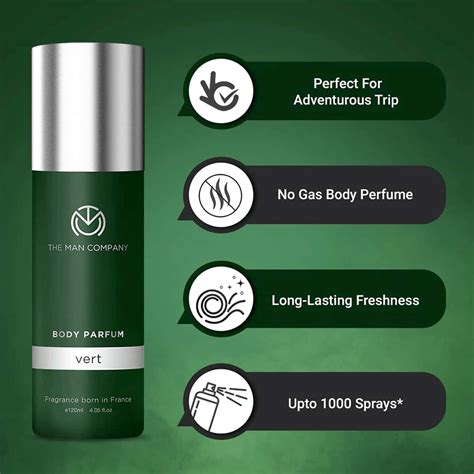 Buy THE MAN COMPANY NON-GAS BODY PERFUME FOR MEN - VERT-DEODORANT FOR ...