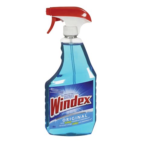 SC Johnson 10059200807701 Windex® Glass Cleaner, 765 ml, Trigger Bottle