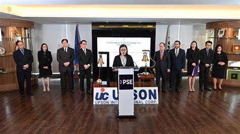 Speech by CEO Arlene Sy­ at the listing ceremony of Upson International ...