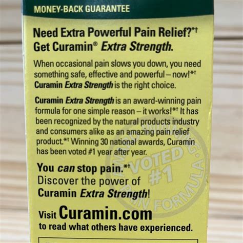 Curamin® Extra Strength Tablets Curcumin Turmeric Natural Anti ...