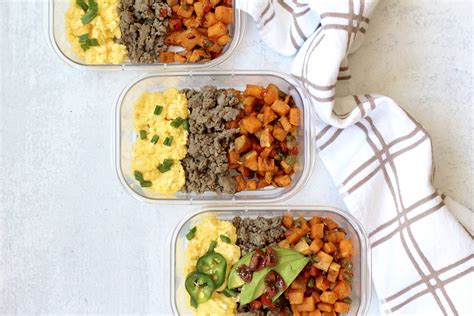 Breakfast Bowls Recipe - Turkey Sausage Meal Prep • Cooking with Kim