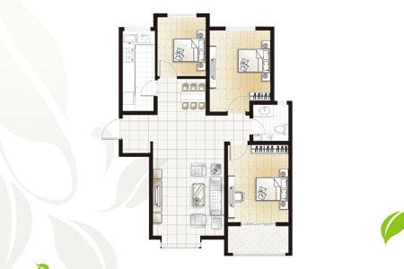 2018三室两厅一卫一厨装修设计-房天下装修效果图
