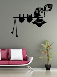 Decora 72 cm Lord Krishn Self Adhesive Sticker Price in India - Buy ...